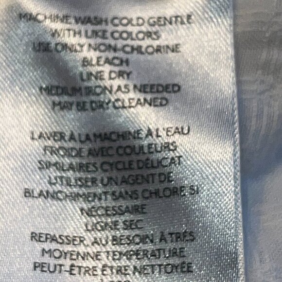 ANTHROPOLOGIE ANTHRO White Cotton Button Down Textured Tunic Cover-up Top - EUC - Picture 9 of 12